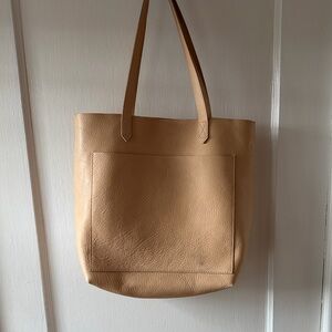 Madewell Tan Leather Tote Bag